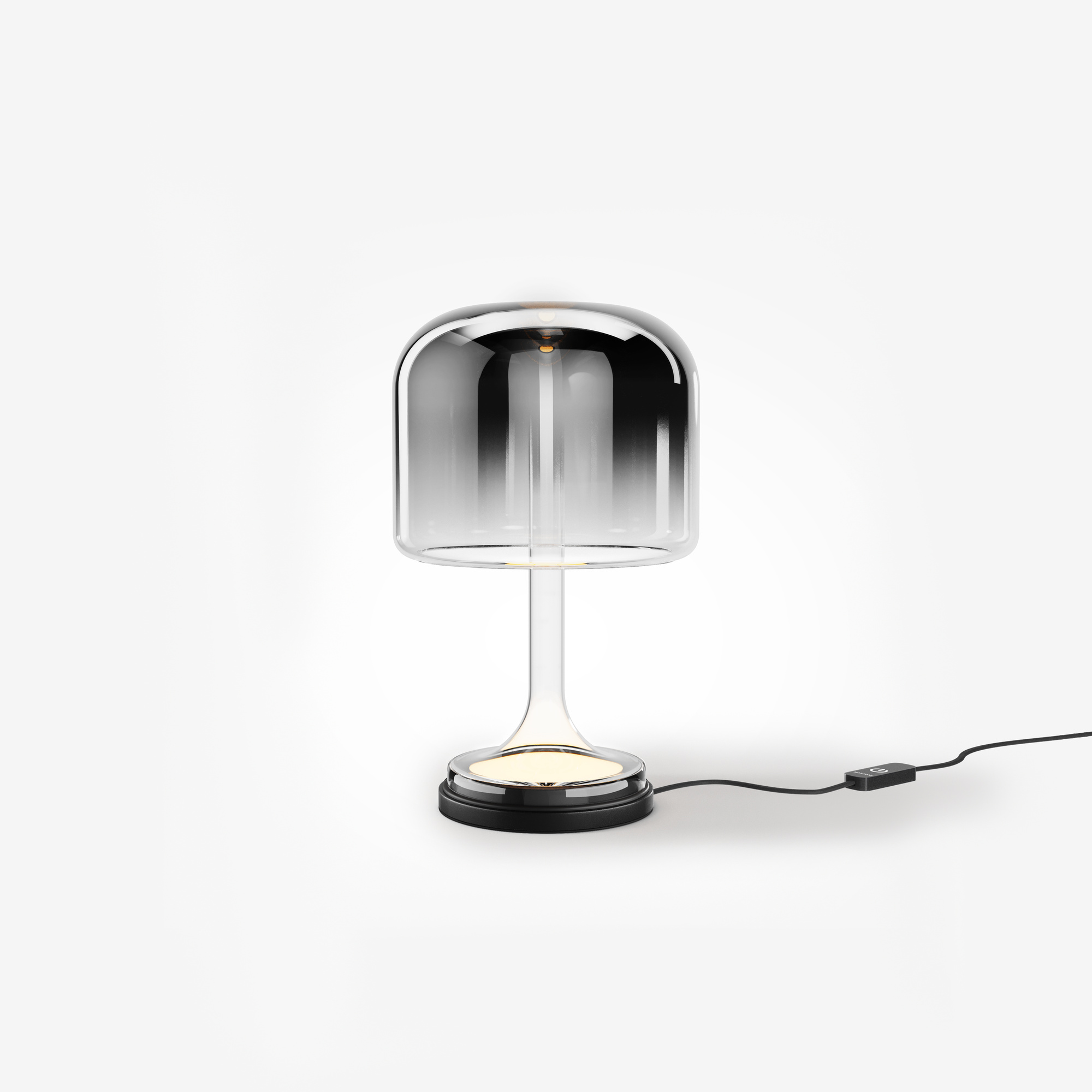Lampa stołowa nowoczesna SPIRITO MOD286TL-L8B3K, czarno-dymiona, LED 13 W 3000 K – Maytoni