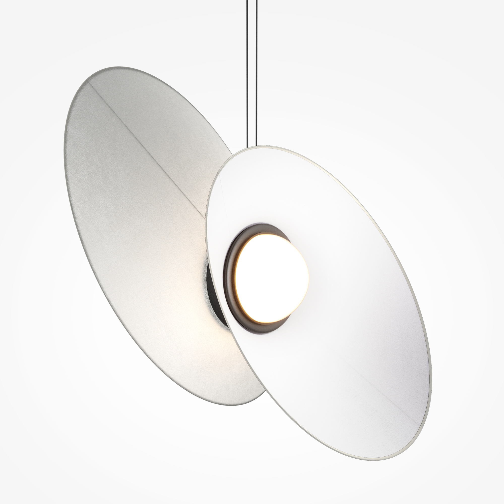 Lampa wisząca nowoczesna EVOLUTION MOD396PL-L10W3K, czarno-biała, LED 9 W 3000 K – Maytoni - obrazek 3