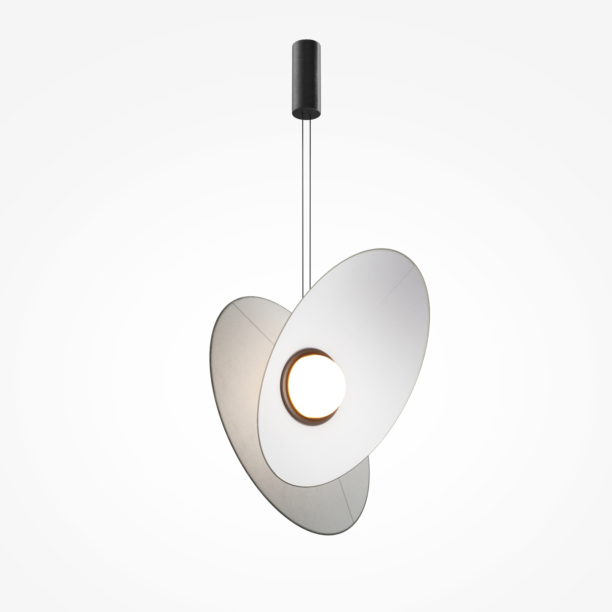 Lampa wisząca nowoczesna EVOLUTION MOD396PL-L10W3K, czarno-biała, LED 9 W 3000 K – Maytoni - obrazek 2
