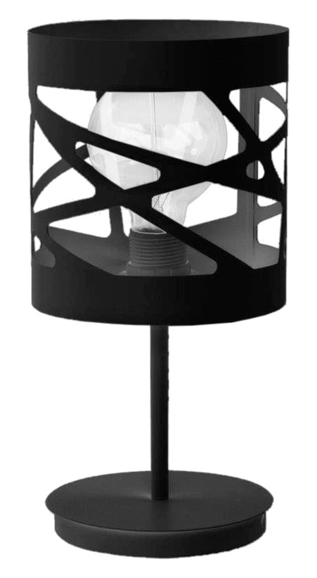Lampa stołowa minimalistyczna MODUŁ FREZ czarny, 1 × E27 – Sigma Lighting 50077