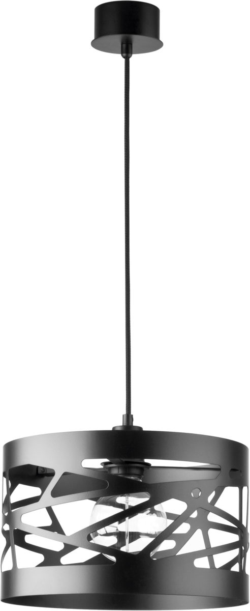 Lampa wisząca minimalistyczna MODUŁ FREZ M czarny, 1 × E27 – Sigma Lighting 31074