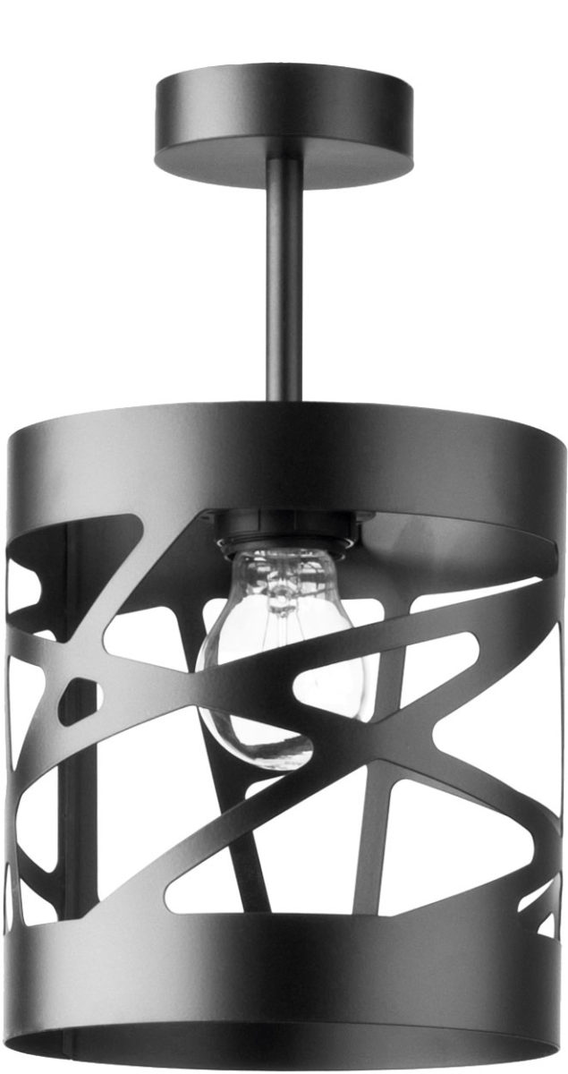 Plafon minimalistyczny MODUŁ FREZ S czarny, 1 × E27 – Sigma Lighting 31213