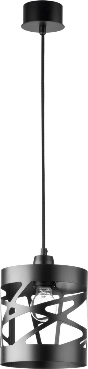Lampa wisząca minimalistyczna MODUŁ FREZ S czarny, 1 × E27 – Sigma Lighting 31208