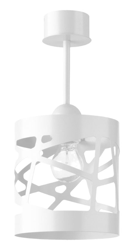 Plafon minimalistyczny MODUŁ FREZ S biały, 1 × E27 – Sigma Lighting 31053