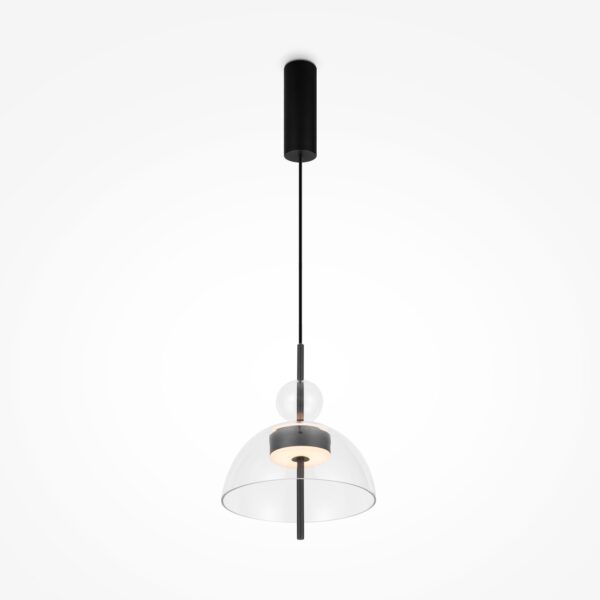 Lampa wisząca nowoczesna BANGKOK MOD185PL-L6B3K1, czarna, LED 12 W 3000 K – Maytoni