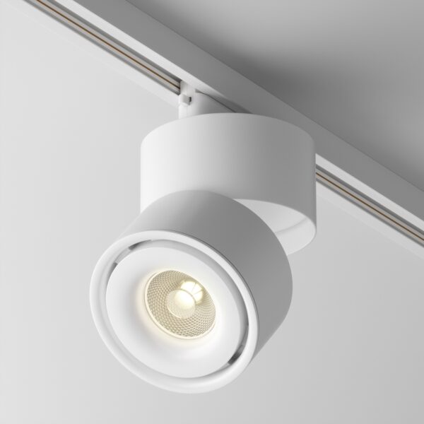 Oprawa do szyn 1-fazowych UNITY YIN TR084-1-15W3K-W, biała, LED 15 W 3000 K – Maytoni