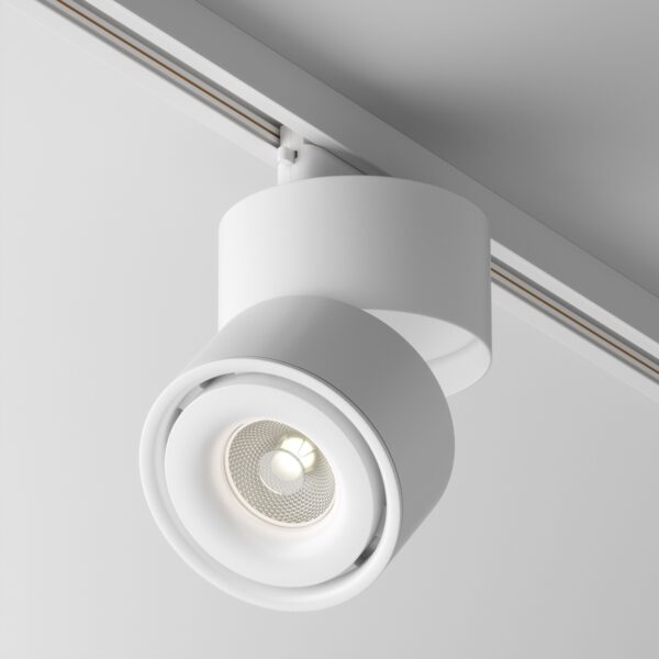 Oprawa do szyn 1-fazowych UNITY YIN TR084-1-15W4K-D-W, biała, LED 15 W 4000 K – Maytoni