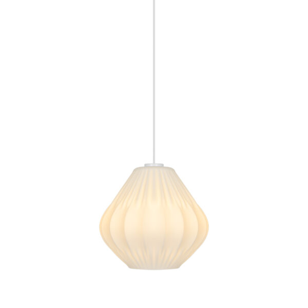 Lampa wisząca skandynawska Nordlux MALUCA — opalowa biel, E27, 2612343001
