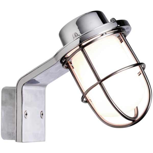 Kinkiet industrialny Nordlux MARINA — chromowany, G9, 62329933