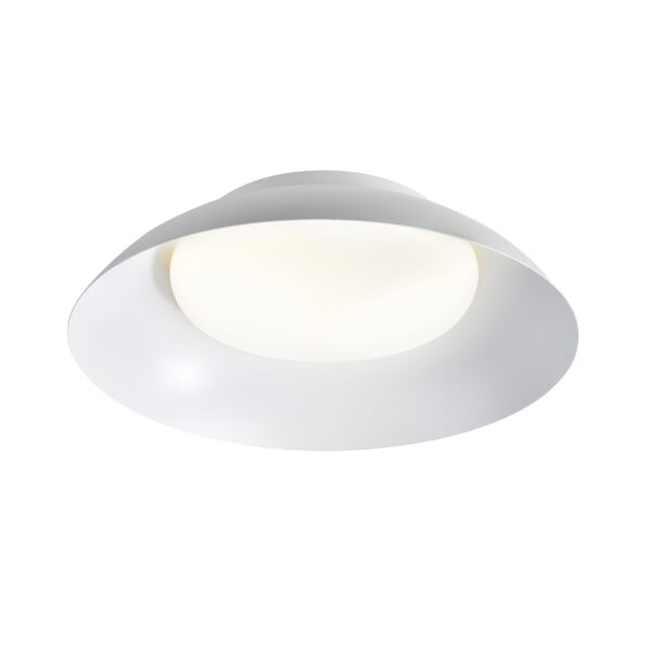 Plafon minimalistyczny Nordlux NIVORA 45 — biały, E27, 2610166001