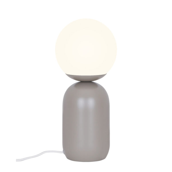 Lampa stołowa nowoczesna Nordlux NOTTI — jasnobrązowa, E14, 2011035018