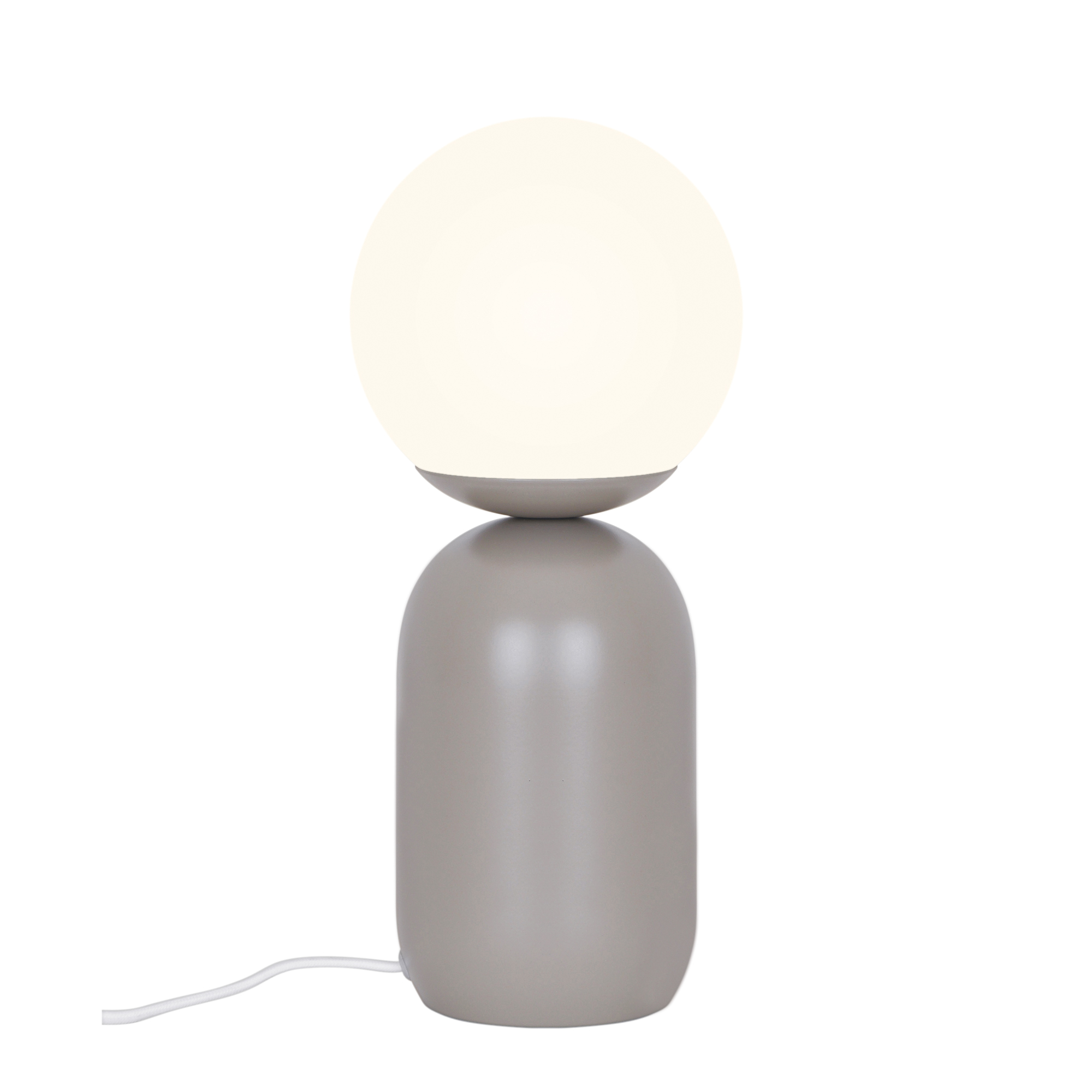 Lampa stołowa nowoczesna Nordlux NOTTI — jasnobrązowa, E14, 2011035018