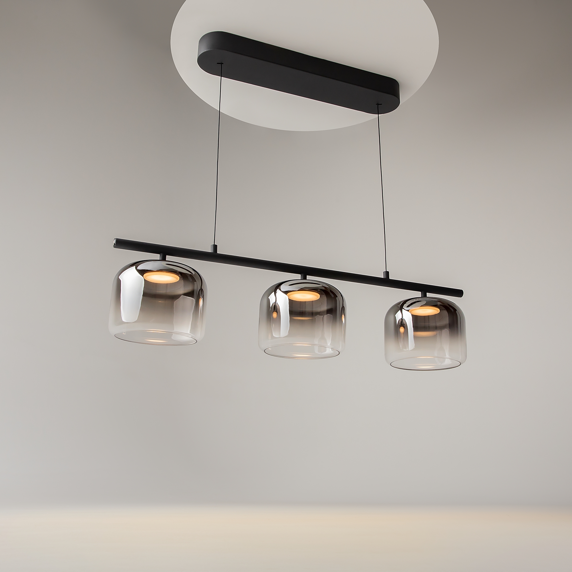 Lampa wisząca nowoczesna SPIRITO MOD286PL-L12B3K, czarno-dymiona, LED 14 W 3000 K – Maytoni - obrazek 5