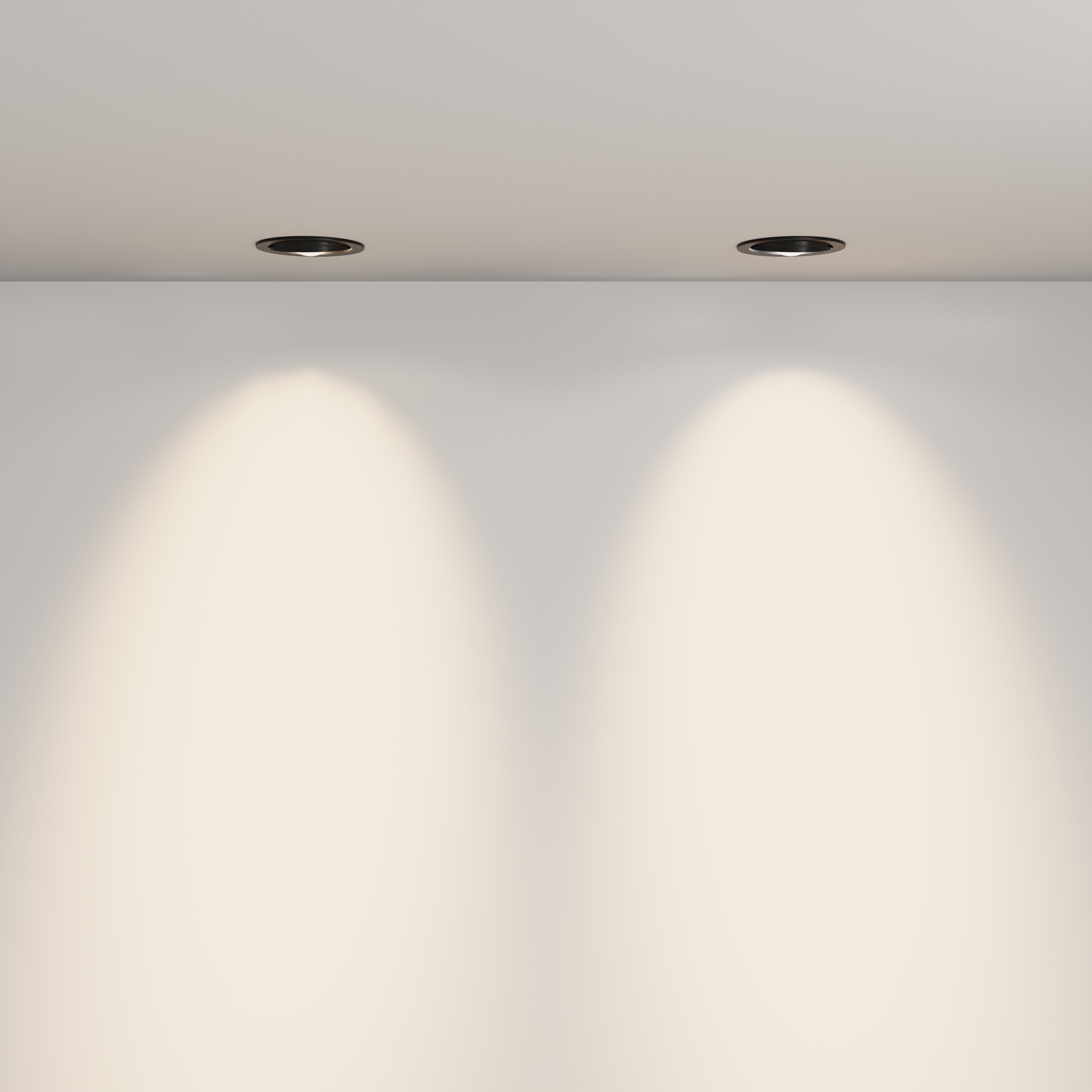 Oprawa sufitowa wpuszczana LENS DL105-12W3K-B, czarna, LED 12 W 3000 K IP44 – Maytoni - obrazek 2