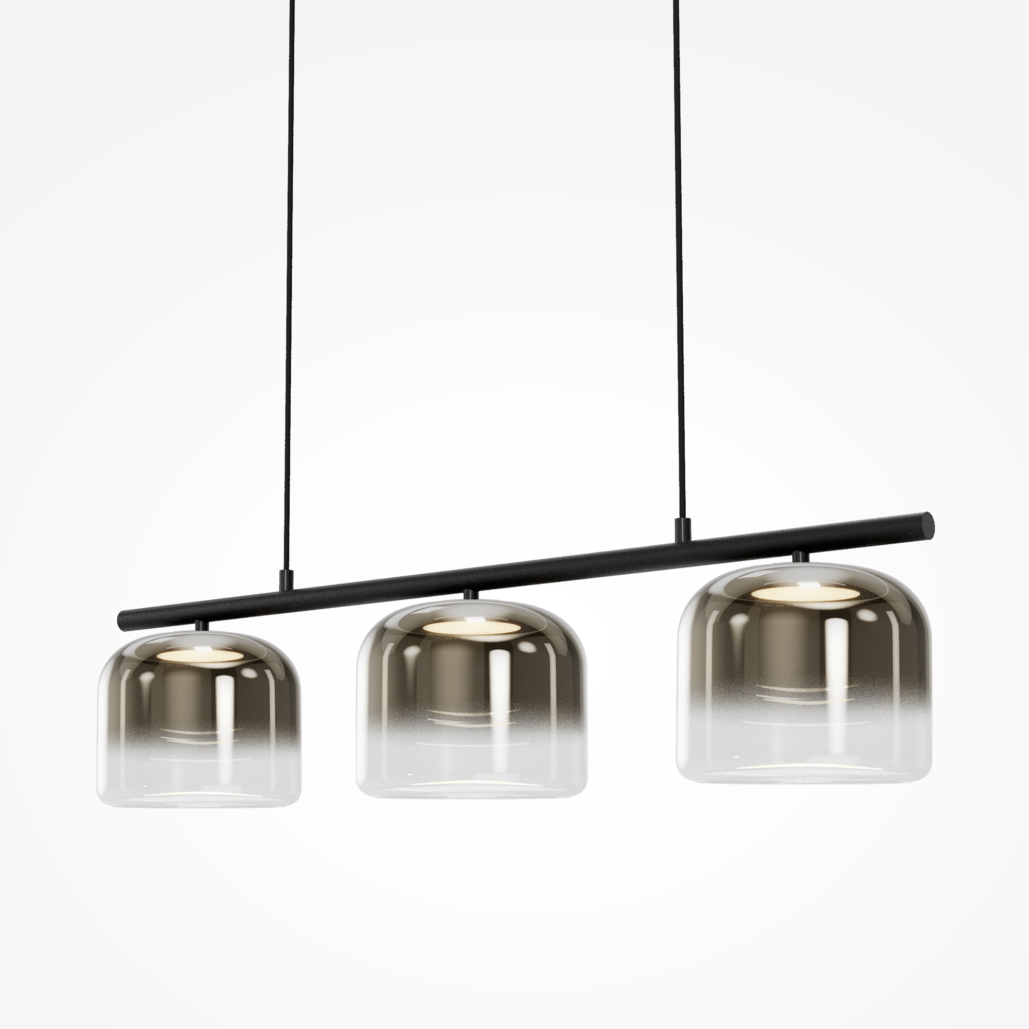 Lampa wisząca nowoczesna SPIRITO MOD286PL-L12B3K, czarno-dymiona, LED 14 W 3000 K – Maytoni - obrazek 2
