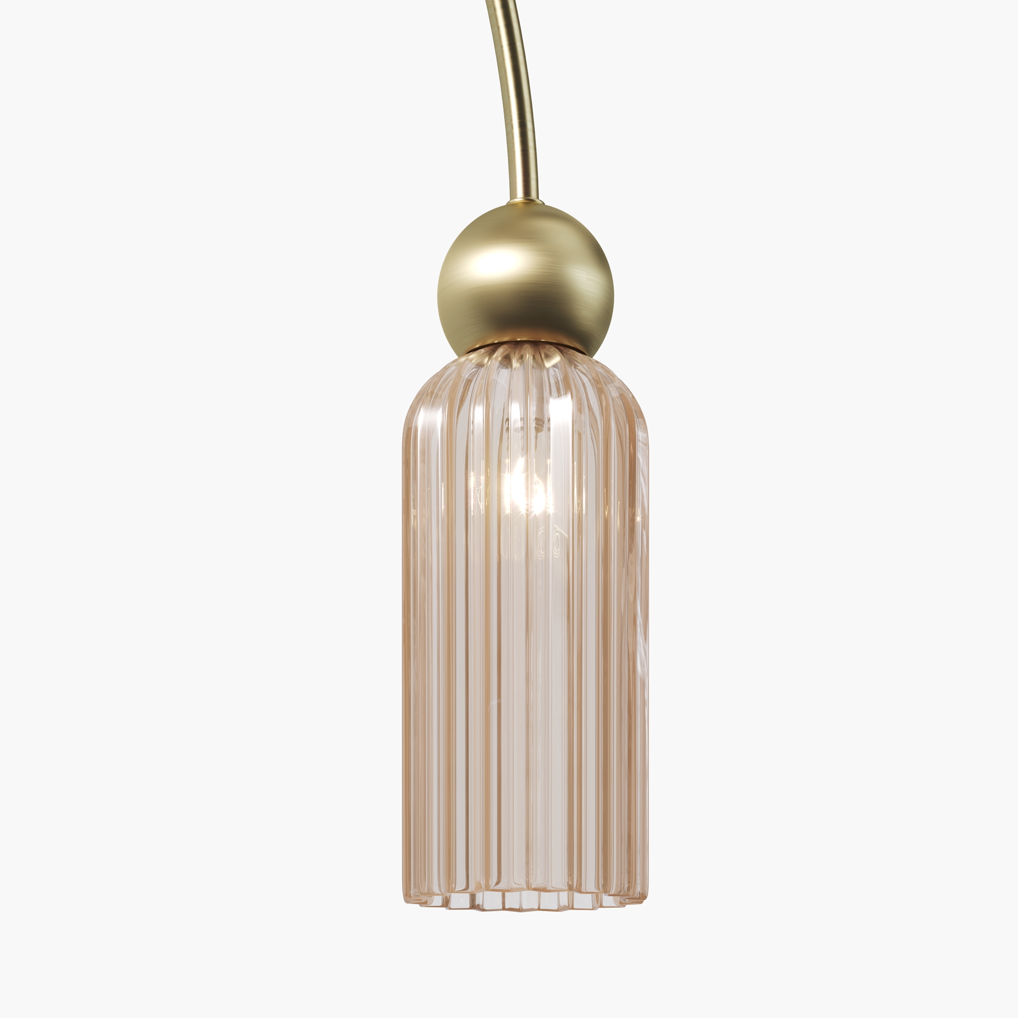 Lampa wisząca nowoczesna ANTIC MOD302PL-04CG, złota / koniakowa, 4×E14 – Maytoni - obrazek 2