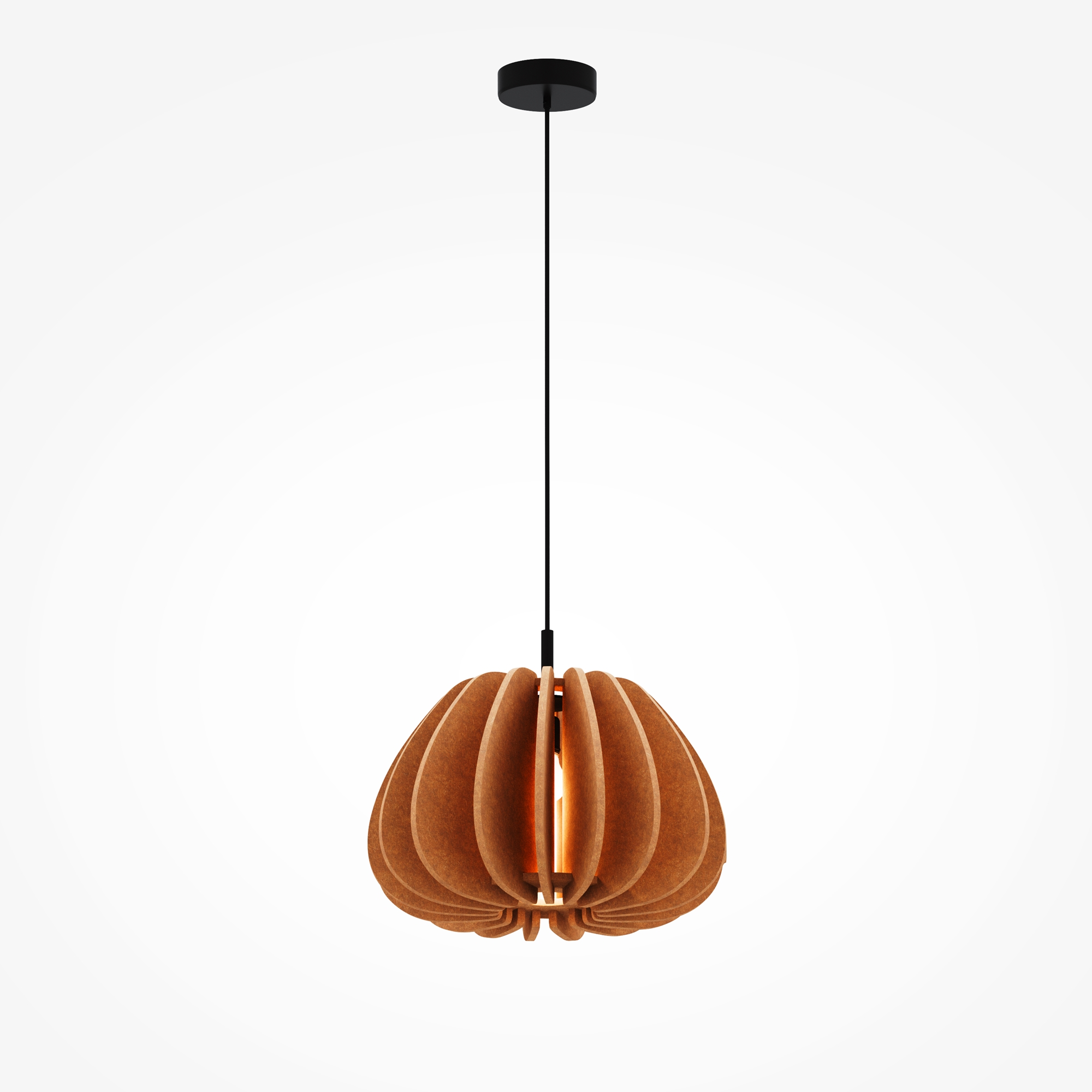 Lampa wisząca nowoczesna CAMBIO MOD398PL-01BR, czarno-brązowa, 1×E27 – Maytoni - obrazek 2
