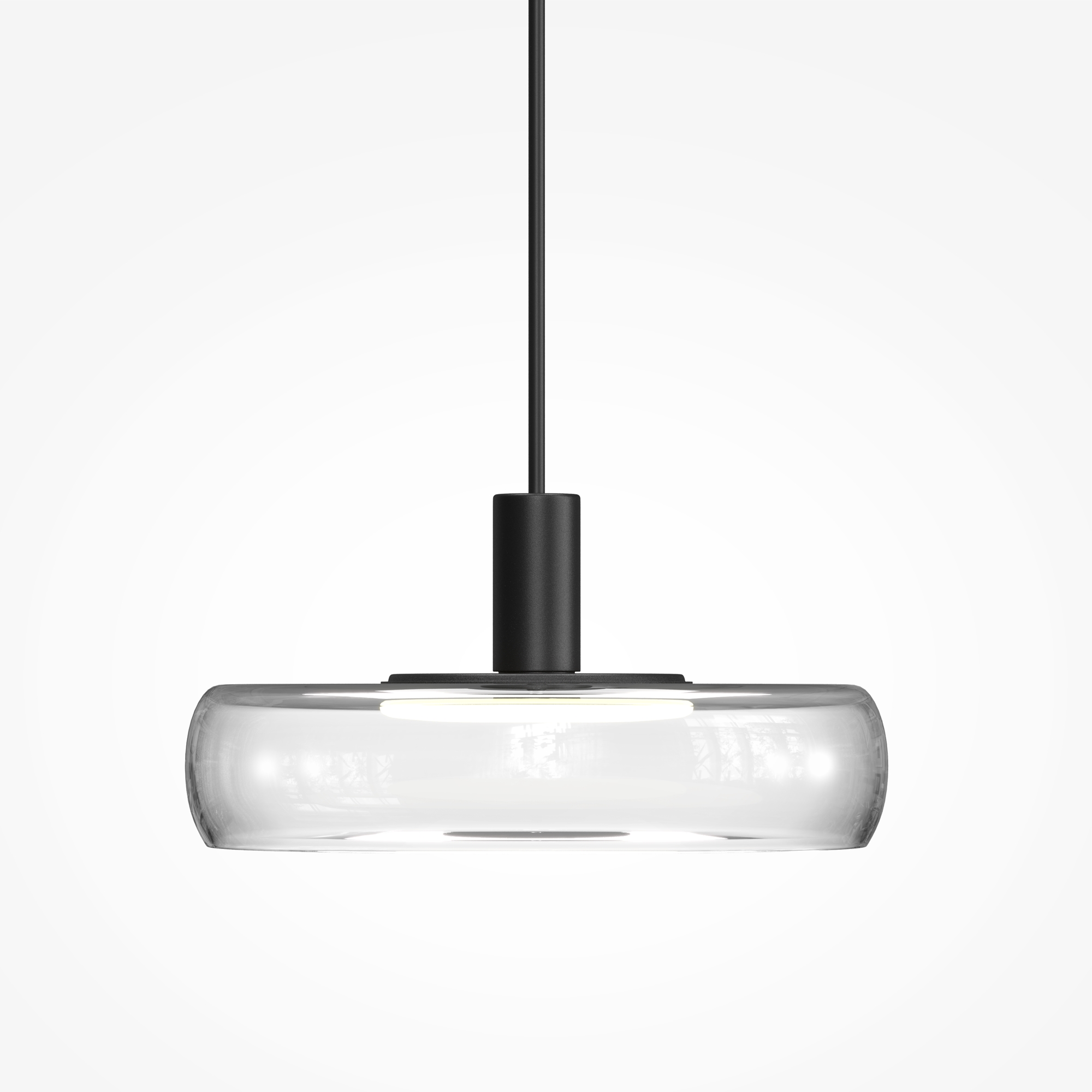 Lampa wisząca nowoczesna FLOAT MOD498PL-L13BK, czarna, LED 13 W 3000 K – Maytoni - obrazek 2