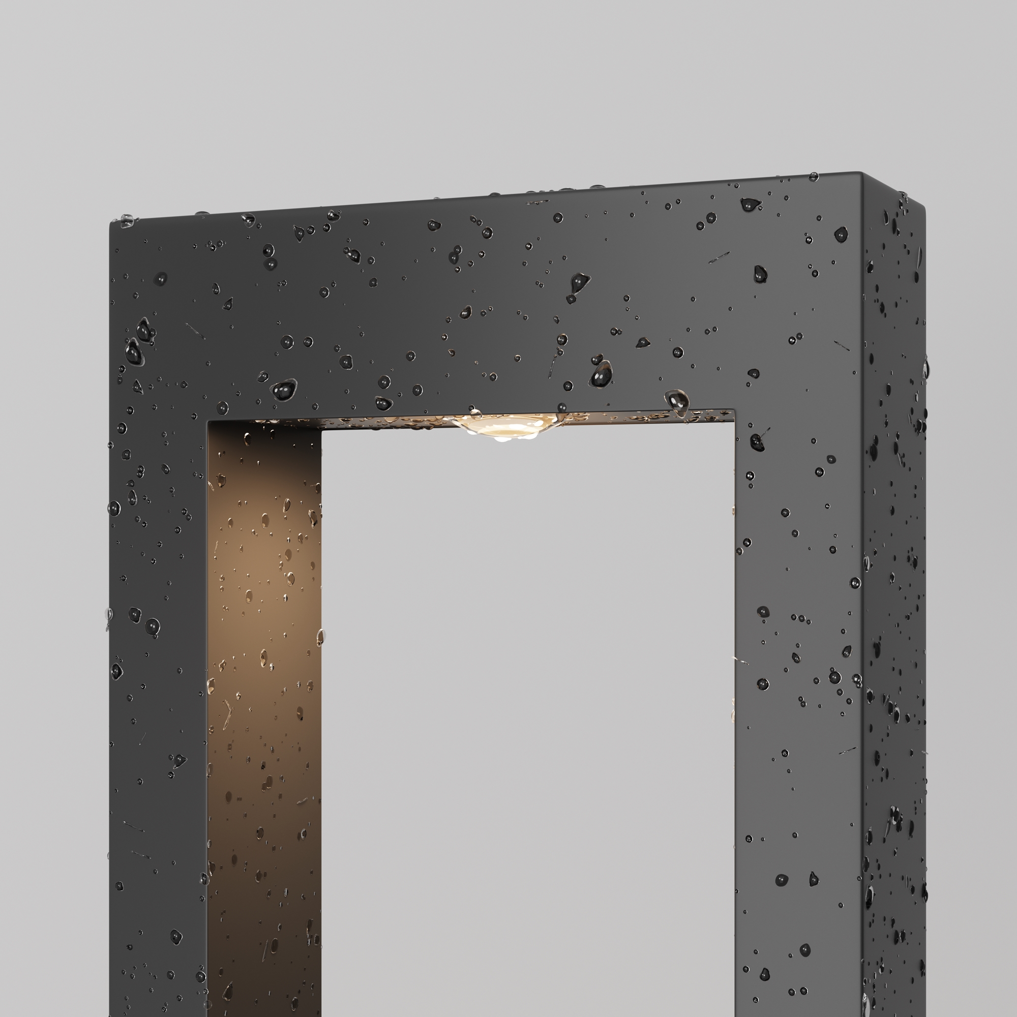 Lampa ogrodowa stojąca BONN O425FL-L10GF, grafitowa, LED 10 W 3000 K IP65 – Maytoni - obrazek 2
