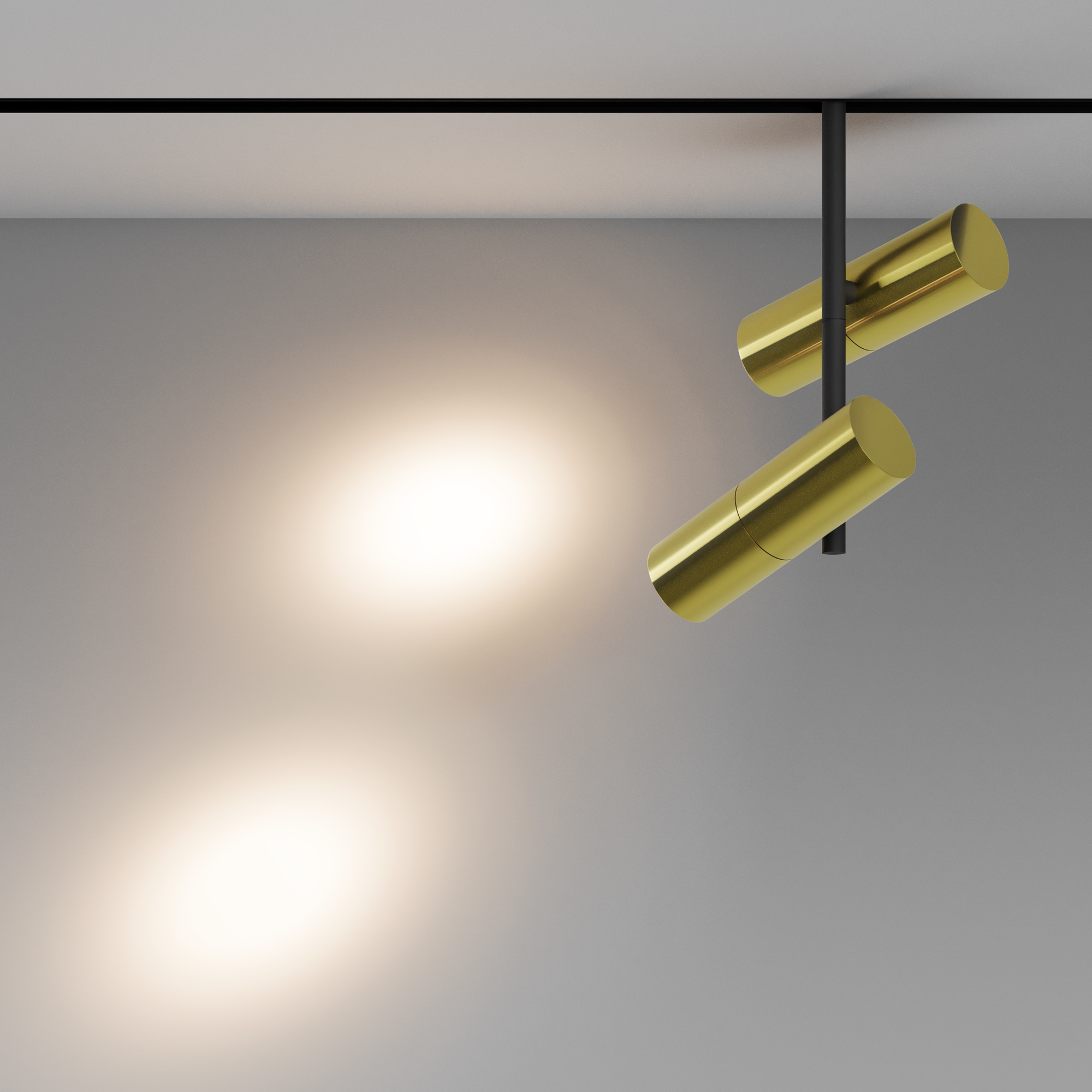 Reflektor do szyn magnetycznych EXILITY ELTI DUO TR005-4-2X12W-DS-BBS, czarny, LED 24 W – Maytoni - obrazek 2
