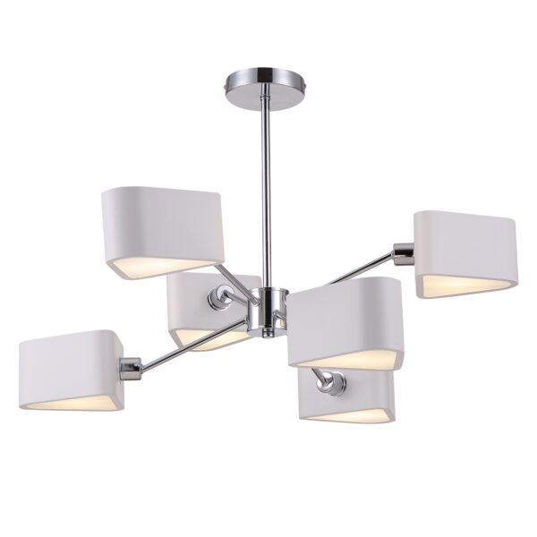 Żyrandol nowoczesny BRIANNE MOD050PL-06CH, chrom, 6×E14 – Maytoni