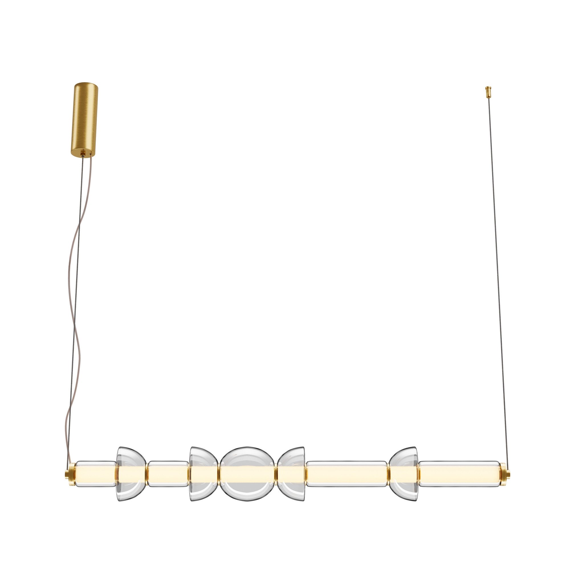 Lampa wisząca nowoczesna COSMO MOD210PL-L39BS3K, mosiądz, LED 39 W 3000 K – Maytoni