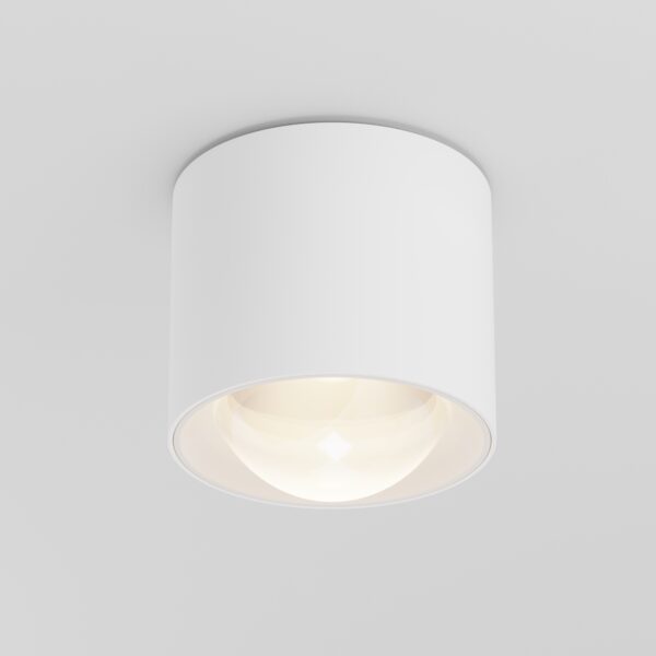 Oprawa sufitowa natynkowa LENS C217CL-15W3K-W, biała, LED 15 W 3000 K IP44 – Maytoni