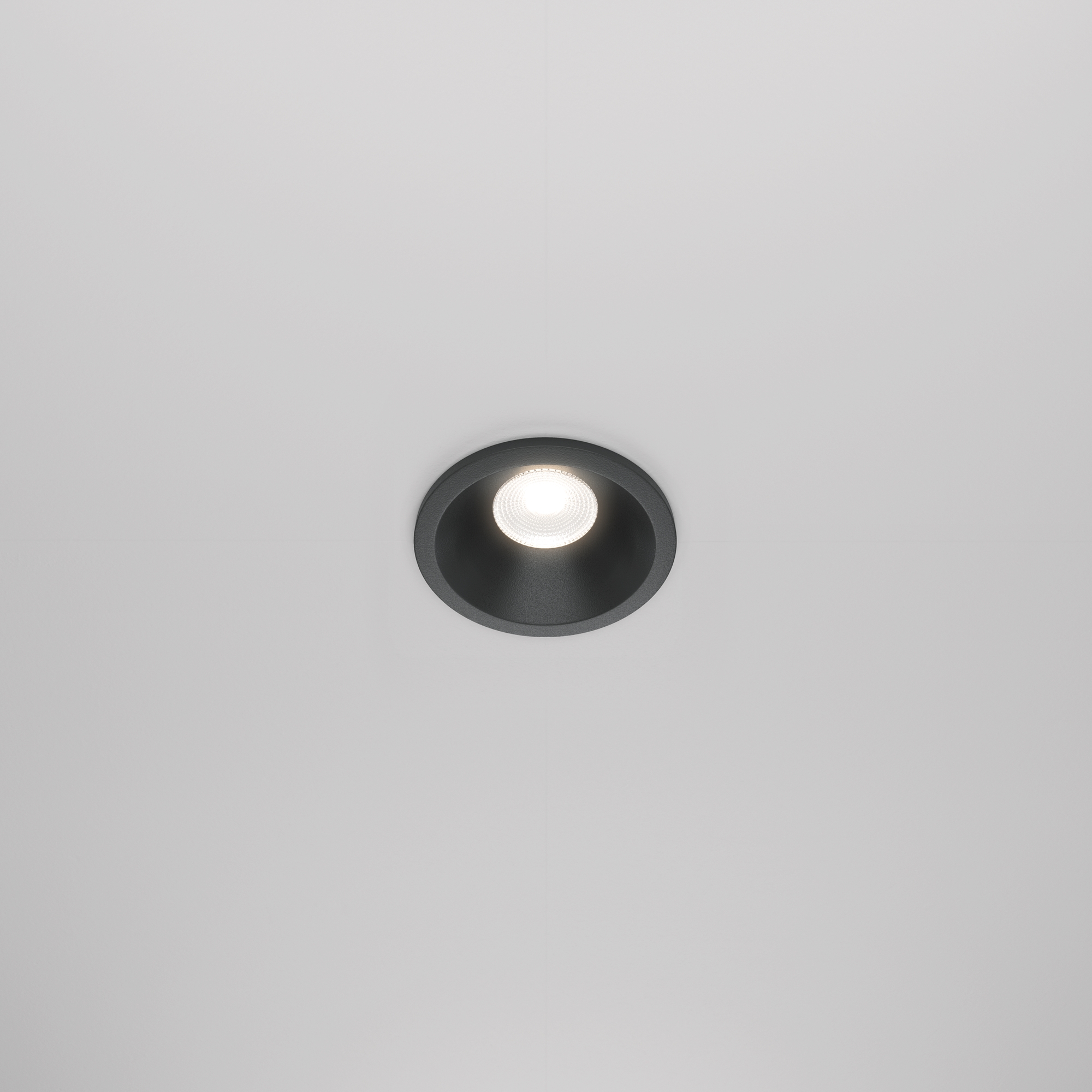 Oprawa sufitowa wpuszczana ZOOM DL034-01-06W4K-B, czarna, LED 6 W 4000 K IP65 – Maytoni