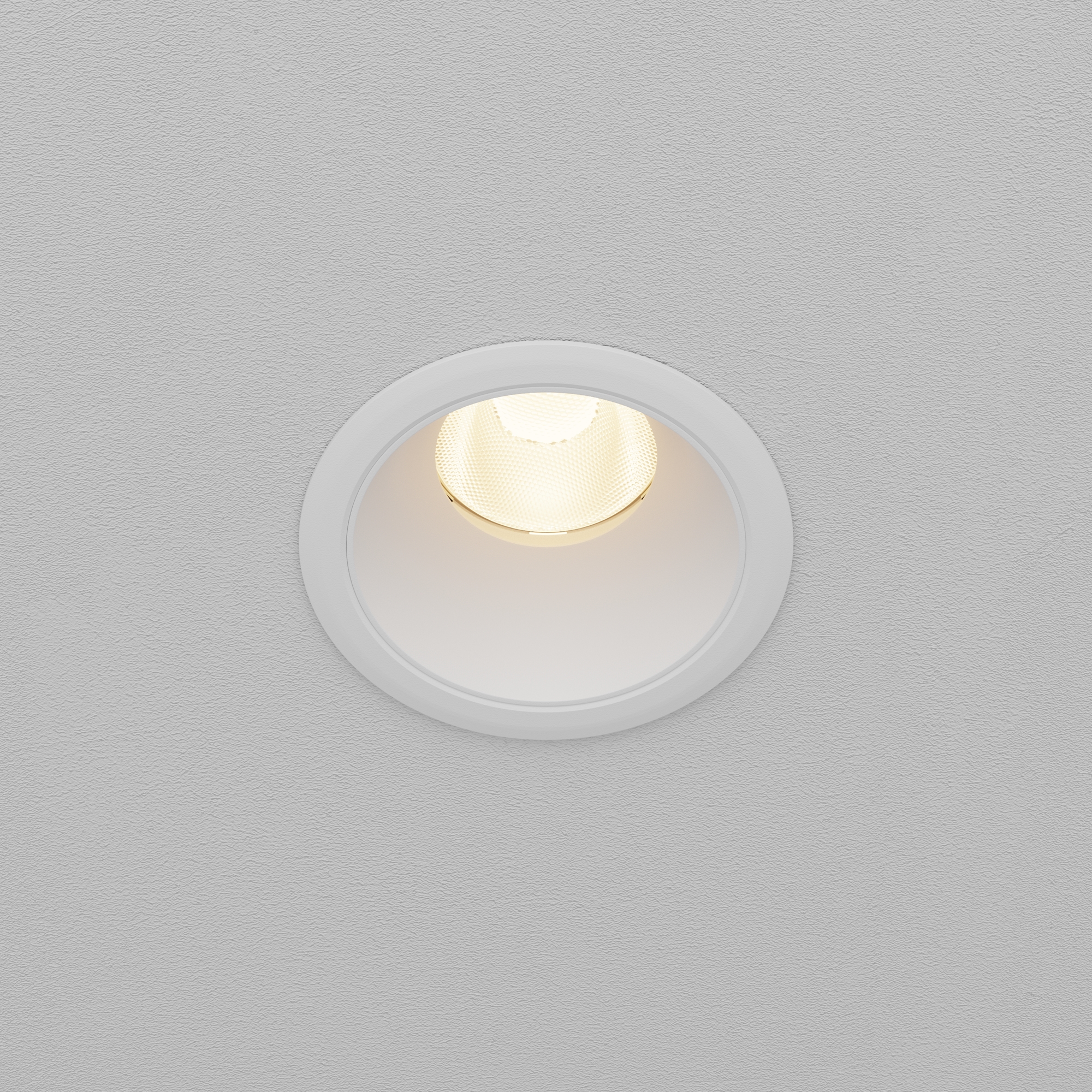 Oprawa sufitowa wpuszczana DIP DL115-10W-3K-W, biała, LED 10 W 3000 K – Maytoni
