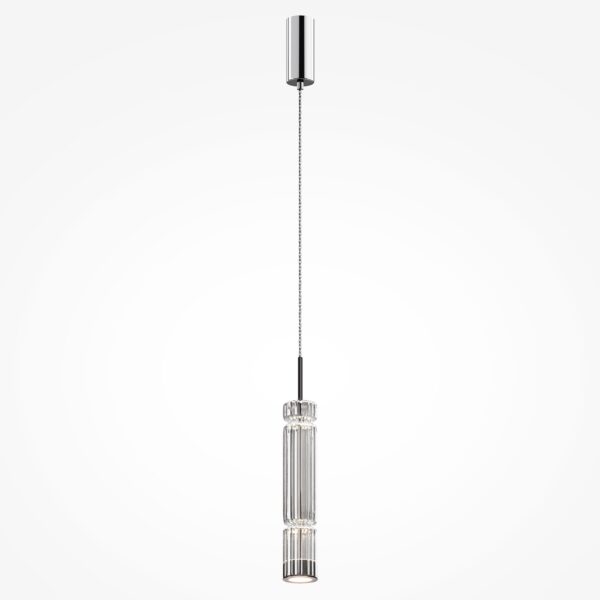 Lampa wisząca nowoczesna ORDO MOD272PL-L12CH3K1, chrom, LED 8 W 3000 K – Maytoni