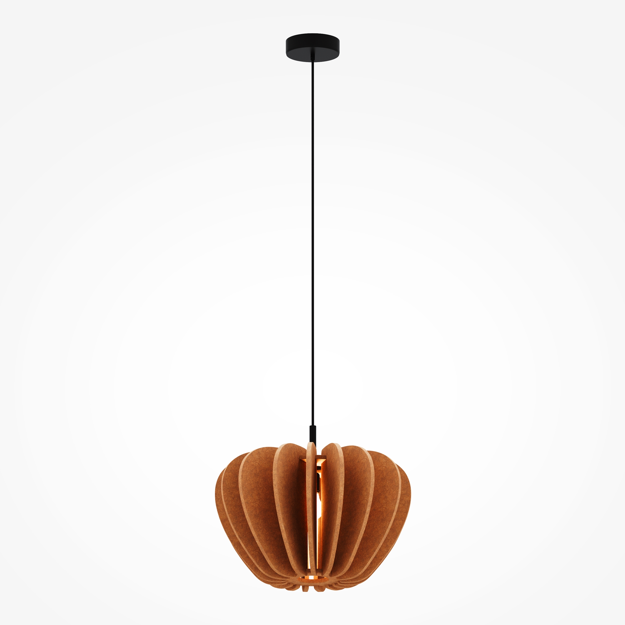 Lampa wisząca nowoczesna CAMBIO MOD398PL-01BR, czarno-brązowa, 1×E27 – Maytoni