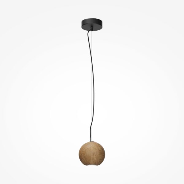 Lampa wisząca nowoczesna BASIC TEXTURE MOD461PL-01BG, czarno-beżowa, 1×GU10 – Maytoni