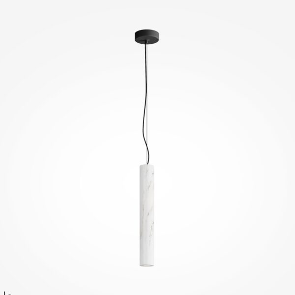 Lampa wisząca nowoczesna BASIC TEXTURE MOD461PL-L5W3K, biała, LED 5 W – Maytoni