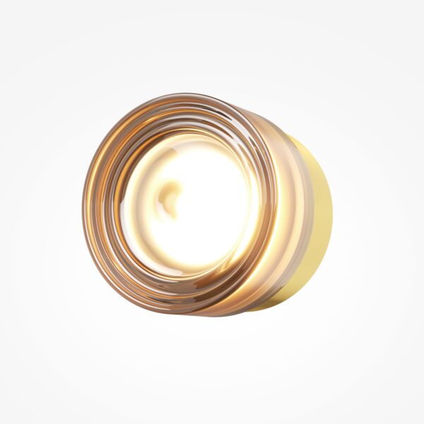 Kinkiet nowoczesny OLO MOD493WL-L6BSK2, mosiądz / bursztynowy, LED 6 W CCT 2700/3000/4000 K – Maytoni