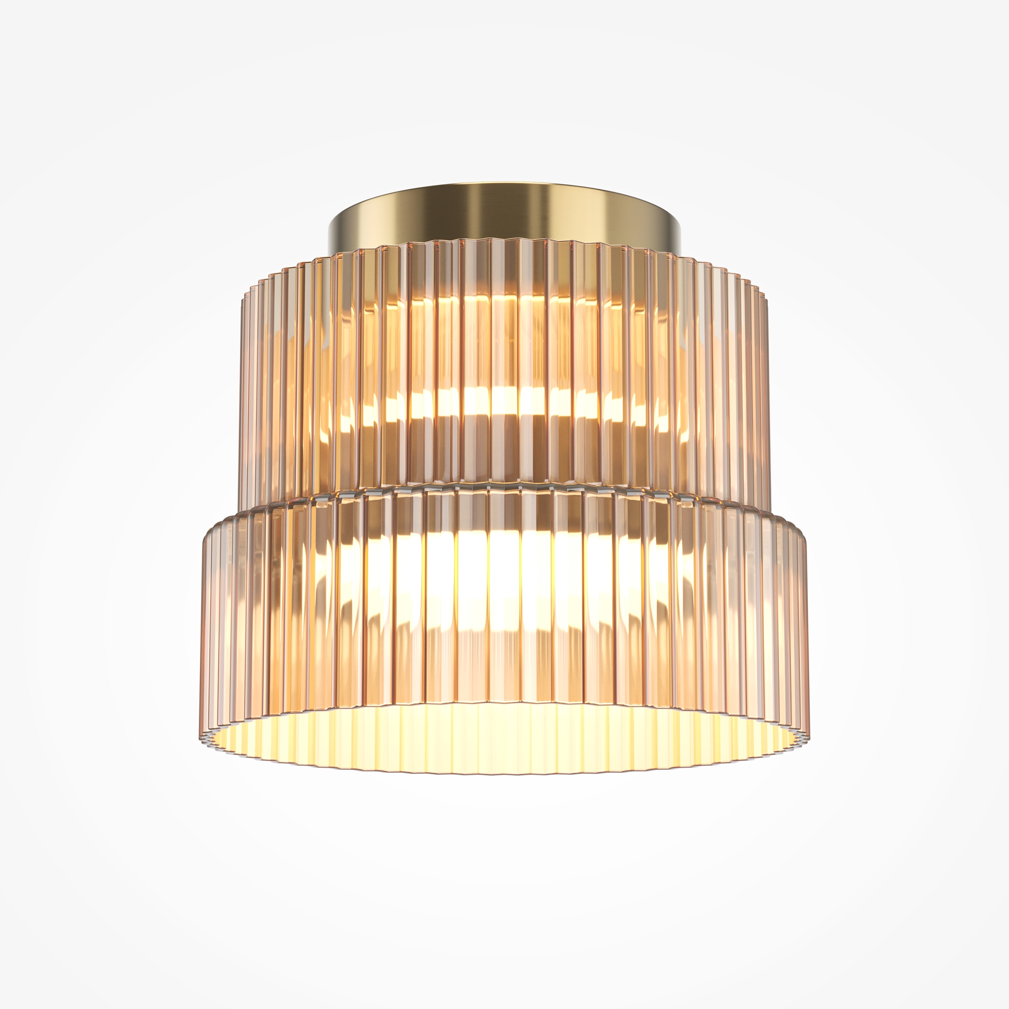 Lampa sufitowa nowoczesna SCALA MOD496CL-L12BZK, brązowa / koniakowa, LED 12 W 3000 K – Maytoni