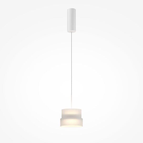 Lampa wisząca nowoczesna SCALA MOD496PL-L12WK, biała, LED 12 W 3000 K – Maytoni