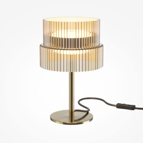 Lampa stołowa nowoczesna SCALA MOD496TL-L12BZK, brązowa / koniakowa, LED 12 W 3000 K – Maytoni