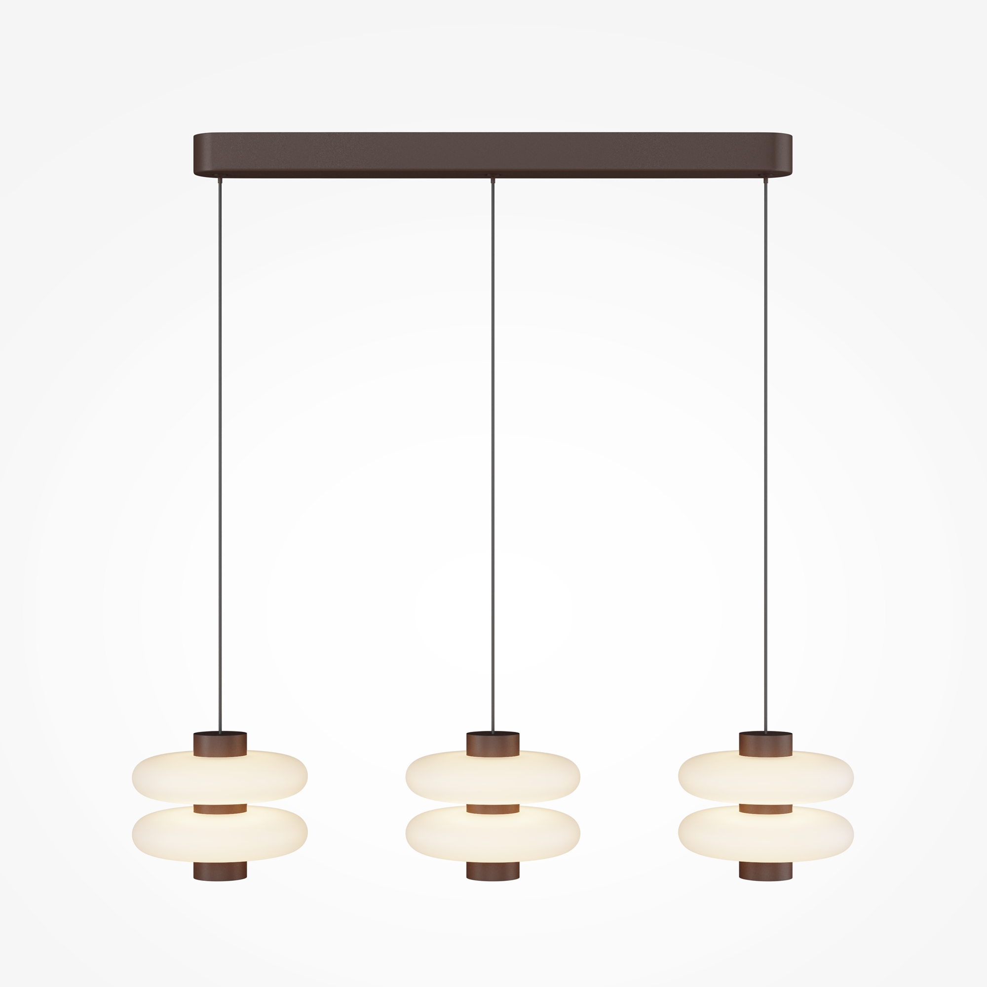 Lampa wisząca nowoczesna NUVEM MOD497PL-L23BRK, brązowa, LED 23 W 3000 K – Maytoni