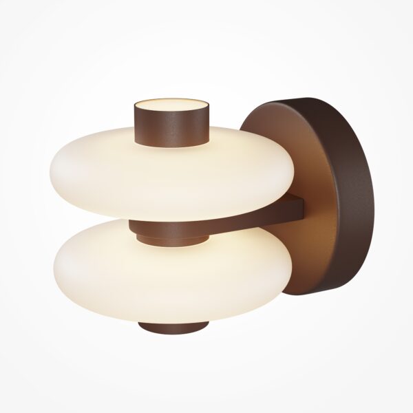 Kinkiet nowoczesny NUVEM MOD497WL-L8BRK, brązowy, LED 8 W 3000 K – Maytoni