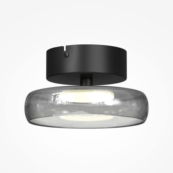Lampa sufitowa nowoczesna FLOAT MOD498CL-L13BK1, czarna, LED 13 W 3000 K – Maytoni