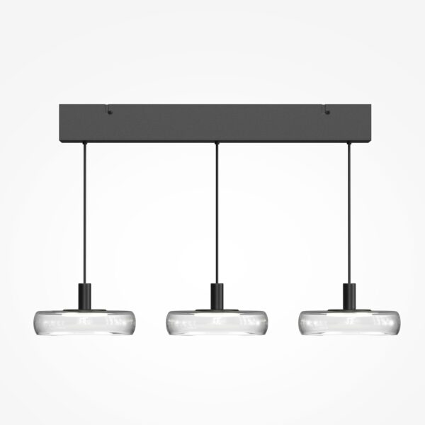 Lampa wisząca nowoczesna FLOAT MOD498PL-L25BK, czarna, LED 25 W 3000 K – Maytoni