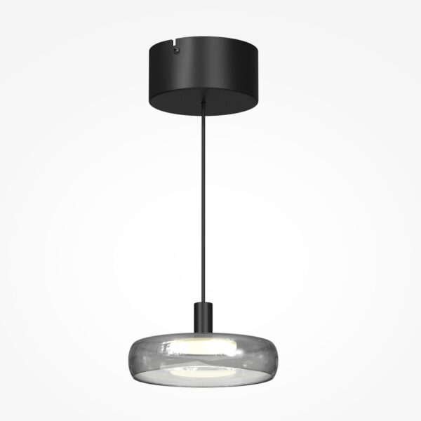 Lampa wisząca nowoczesna FLOAT MOD498PL-L13BK1, czarna, LED 13 W 3000 K – Maytoni