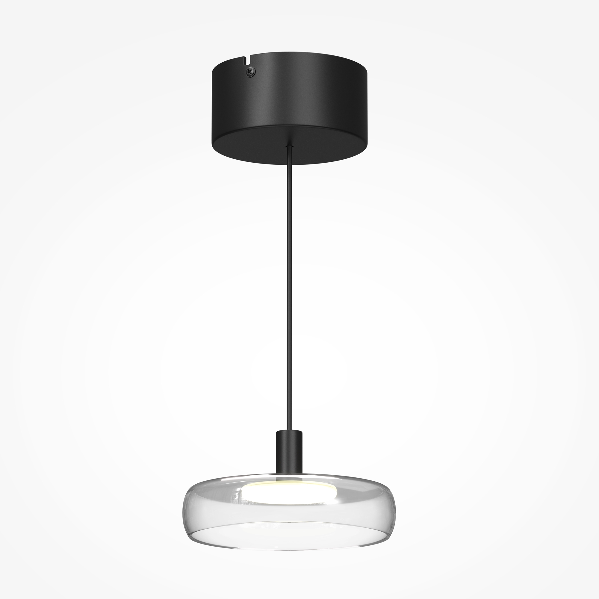 Lampa wisząca nowoczesna FLOAT MOD498PL-L13BK, czarna, LED 13 W 3000 K – Maytoni