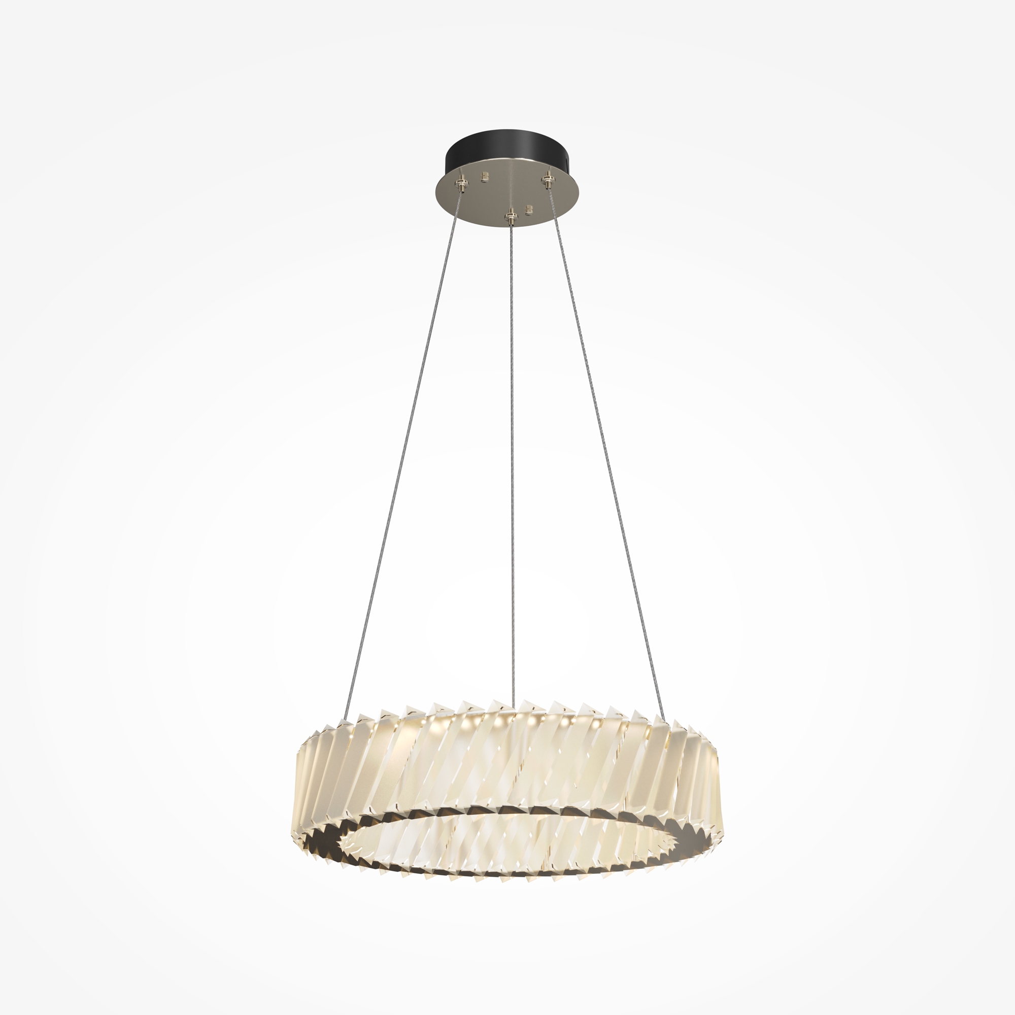 Lampa wisząca nowoczesna CILIA MOD540PL-L20BGK, beżowa, LED 20 W 3000 K – Maytoni