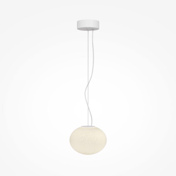 Lampa wisząca nowoczesna SPUME MOD542PL-L5WK, biała, LED 5 W 3000 K – Maytoni