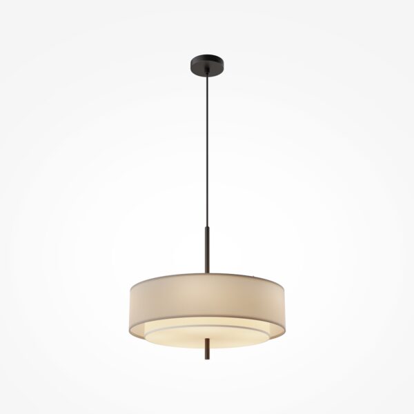Lampa wisząca nowoczesna BERGAMO MOD613PL-05GR1, czarno-biała, 5×E27 – Maytoni