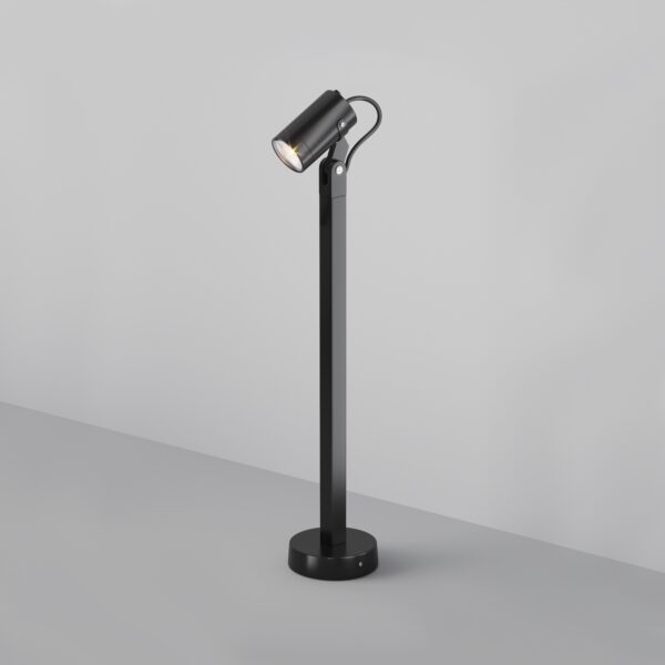 Lampa ogrodowa stojąca SCOPE O025FL-01B1, czarna, 1×GU10 IP65 – Maytoni
