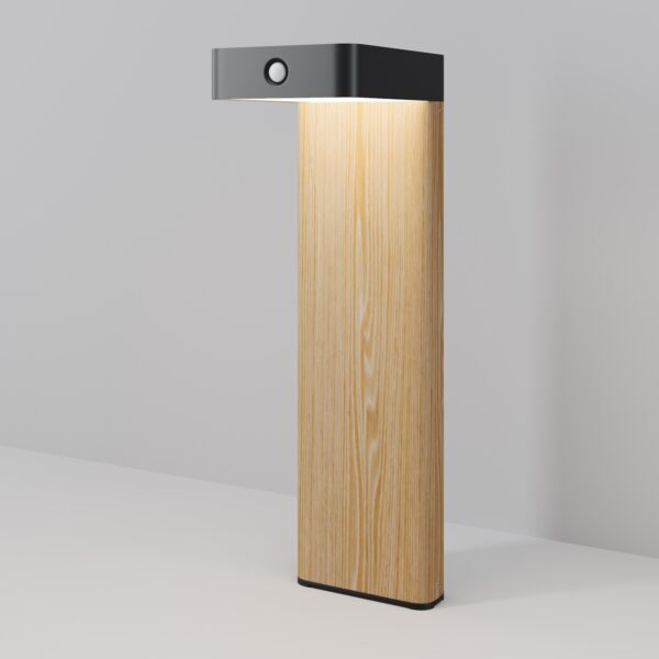 Lampa ogrodowa solarna NORDIS O140FL-L2BK1, czarna, LED 2 W 3000 K IP65 – Maytoni