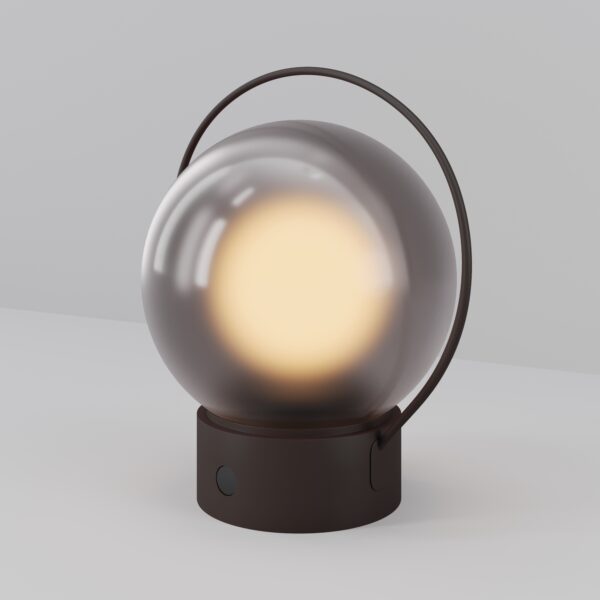 Lampa akumulatorowa zewnętrzna ELYRA O167TL-L3BRK, brązowa, LED 3 W 3000 K IP54 – Maytoni