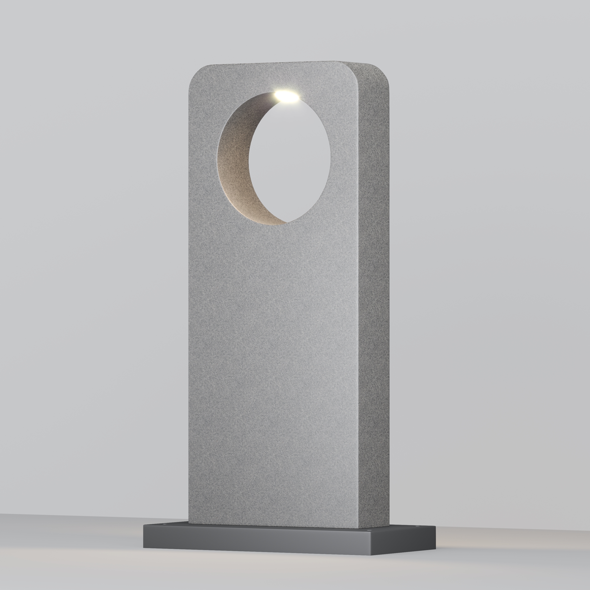 Lampa ogrodowa stojąca BETONE O469FL-L7CM3K1, cementowa, LED 7 W 3000 K IP65 – Maytoni